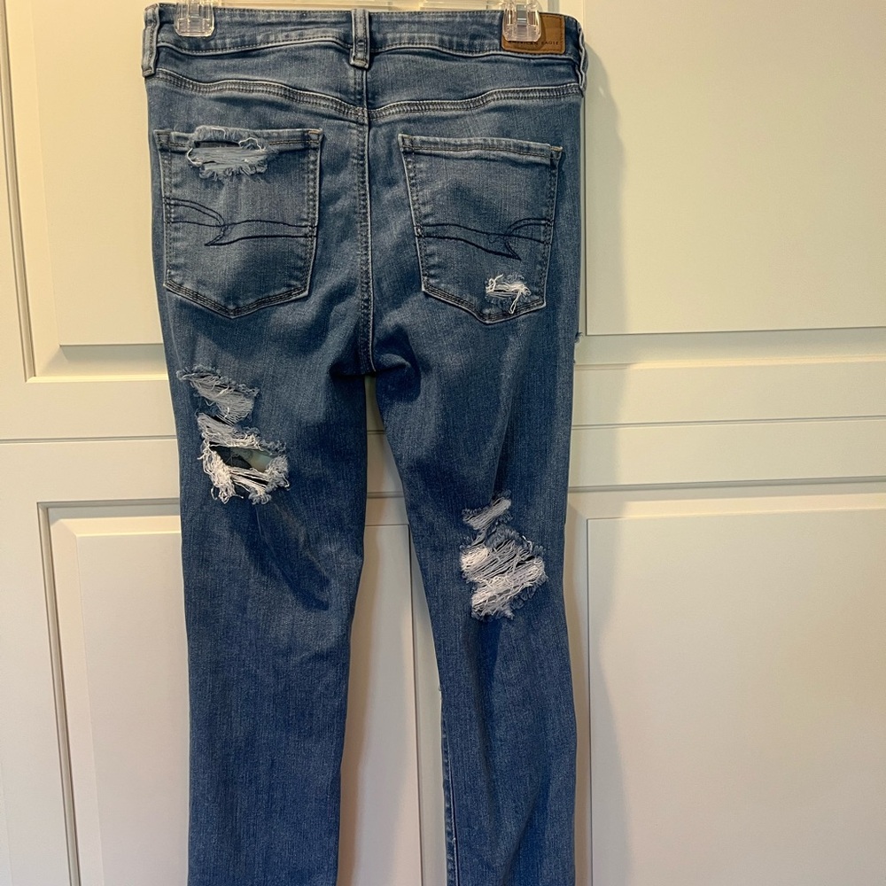 American Eagle Outfitters Distressed Denim Skinny Jeans